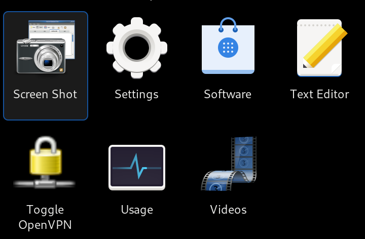 Screenshot desktop icon
