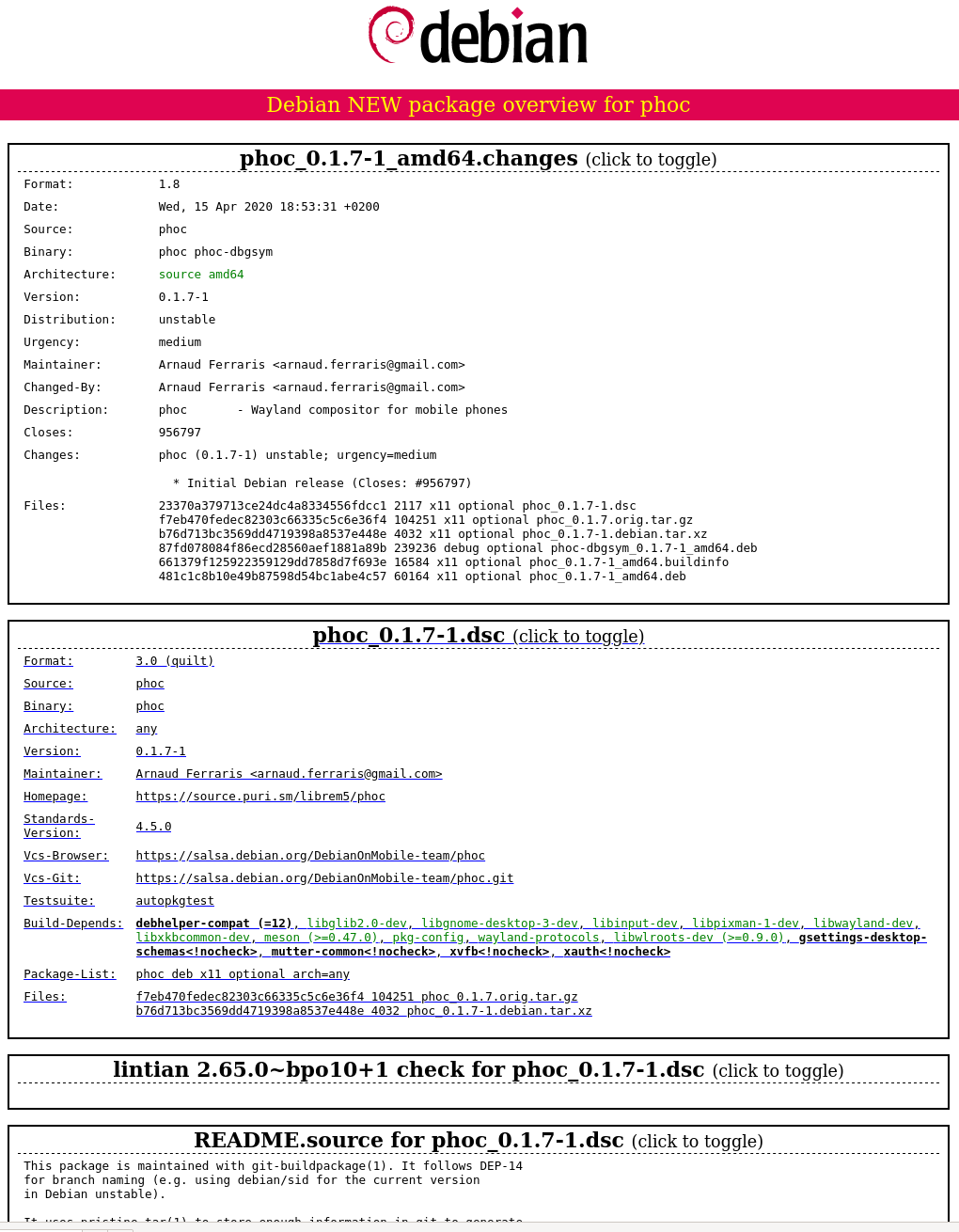 debian update