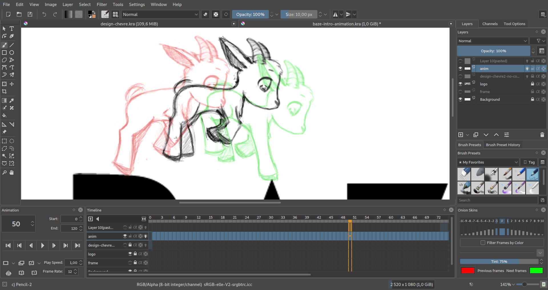 animation krita vs toonboom