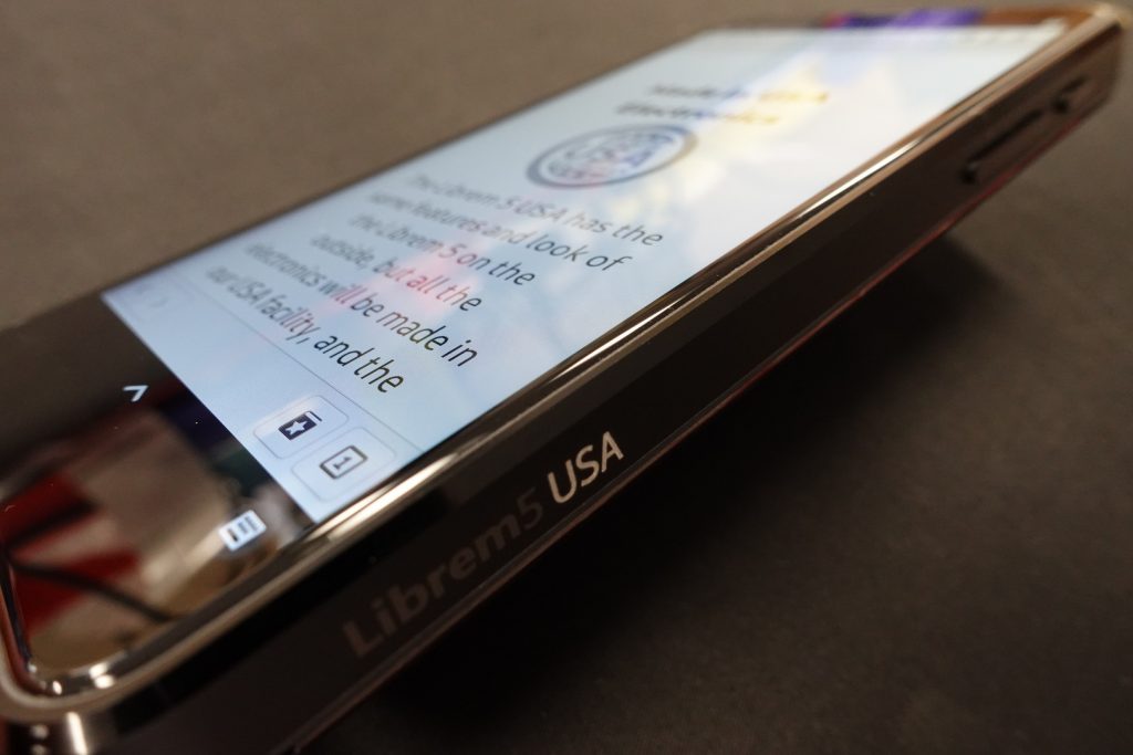 Liberty Phone side branding