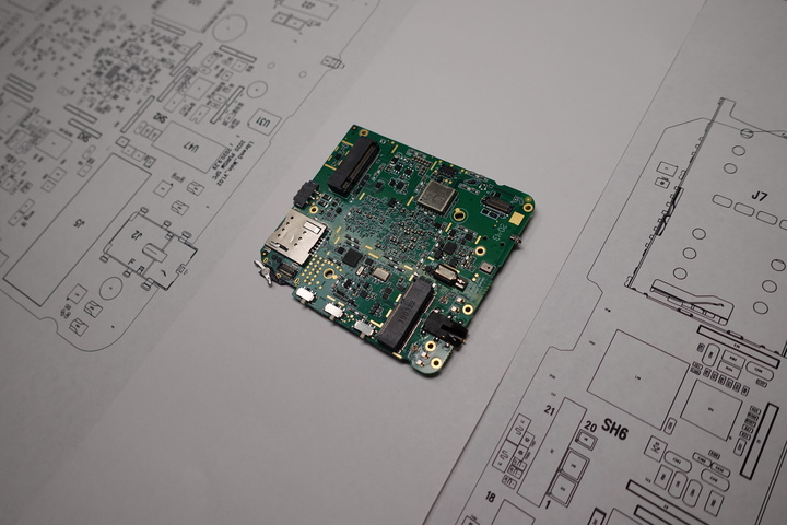 Comparing the PCBA to the parts layout and schematics